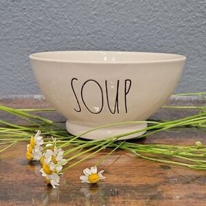 White Soup Bowl